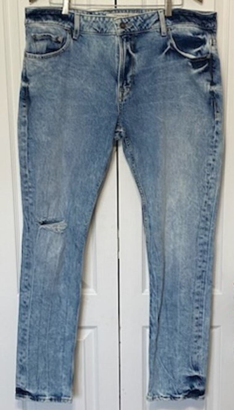 Modern Guest Slim Tapered Jeans Light Wash Denim Sz 38x32